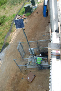 FIGURE 7 Web-connected, solar-powered, computerized data acquisition station.