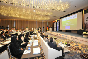 The Geosynthetics Middle East 2015 conference and trade show was held Nov. 16–17 in Abu Dhabi City, UAE.