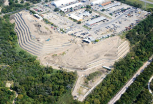 Aerial view, construction, 2014.