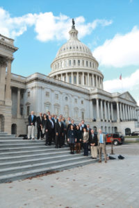 December 1, 2016 — GMA members on the steps of the Capitol during post-election Fall Lobby Day in Washington, D.C.