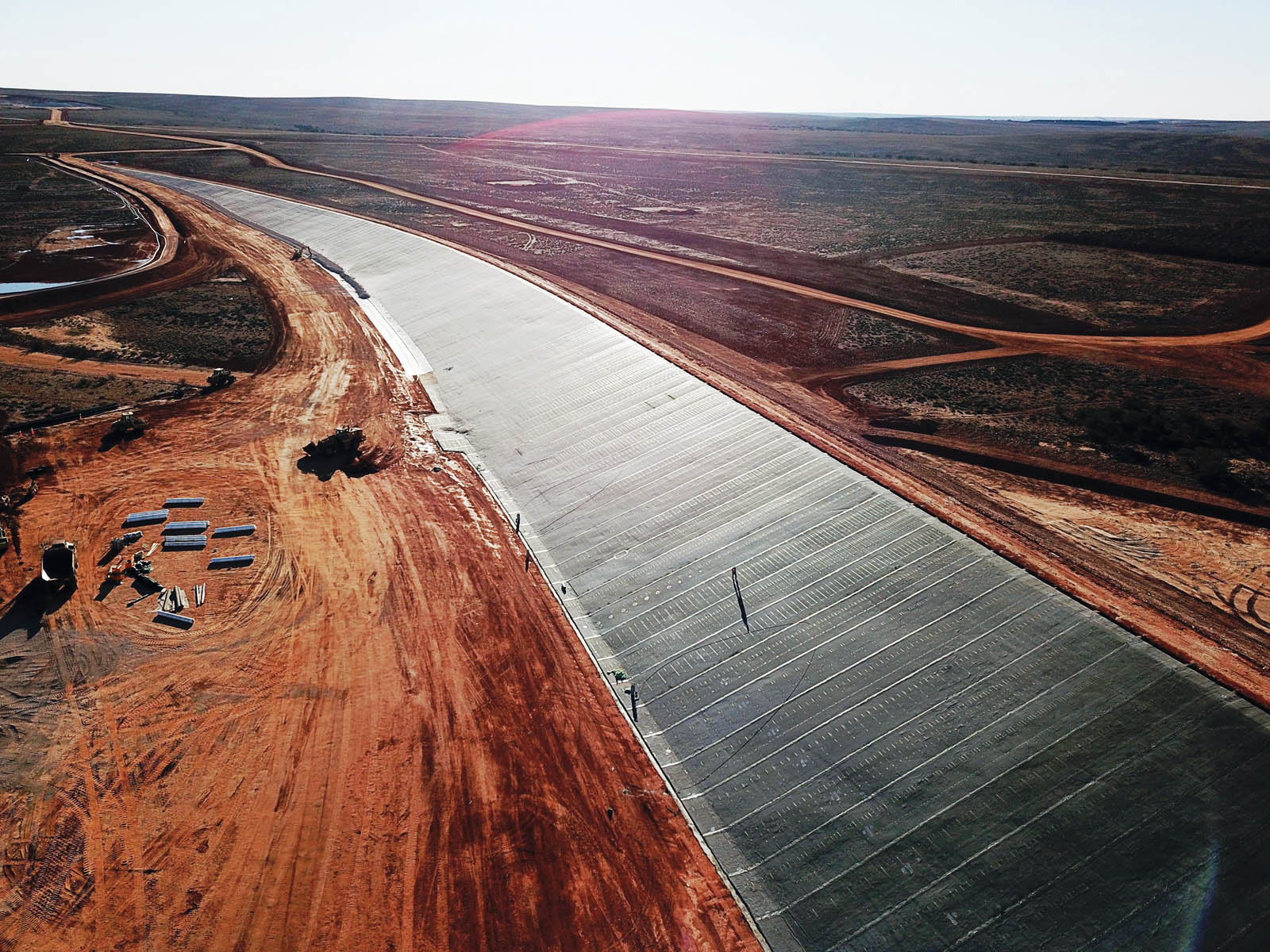 Bituminous Geomembrane For A South Australian Mine Geosynthetics Magazine