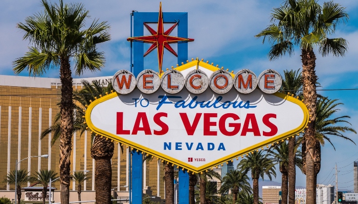 Photograph of the Welcome to Las Vegas sign