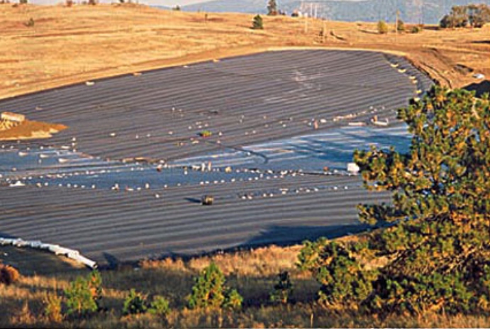 Layfield geomembrane landfill cover, one type of geosynthetics to be discussed in the GSI landfill covers webinar